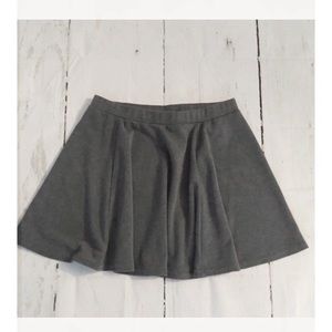 ASOS Gray Flare Skater Skirt Size 8